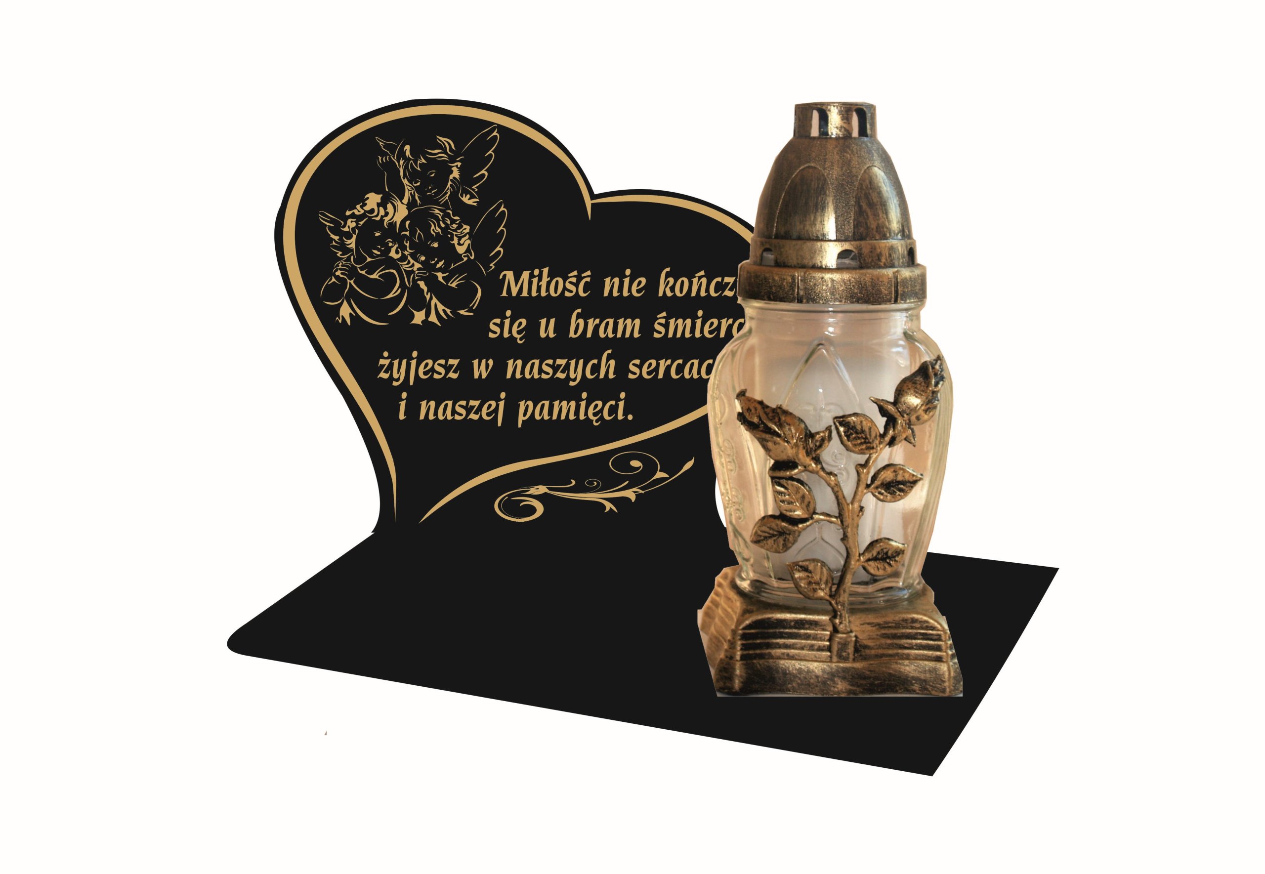 podstawka na znicz z Twoim grawerem